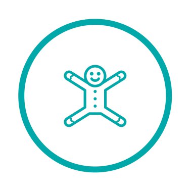 Zencefilli kurabiye adam simgesi.