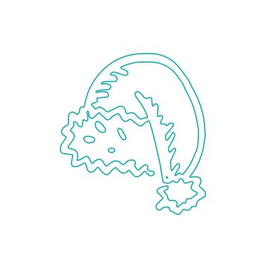 Noel Baba şapka simgesi