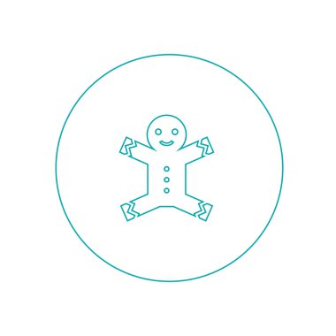 Zencefilli kurabiye adam simgesi.