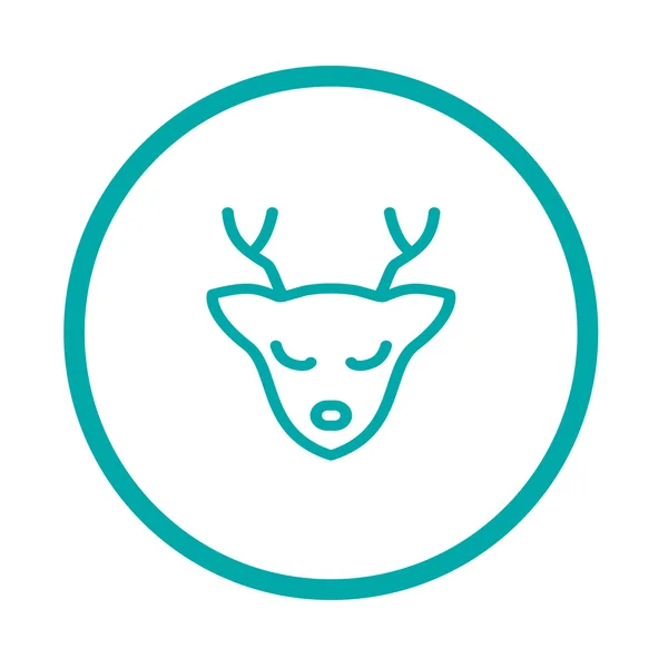 Rudolf  Reindeer icon — Stock Photo, Image