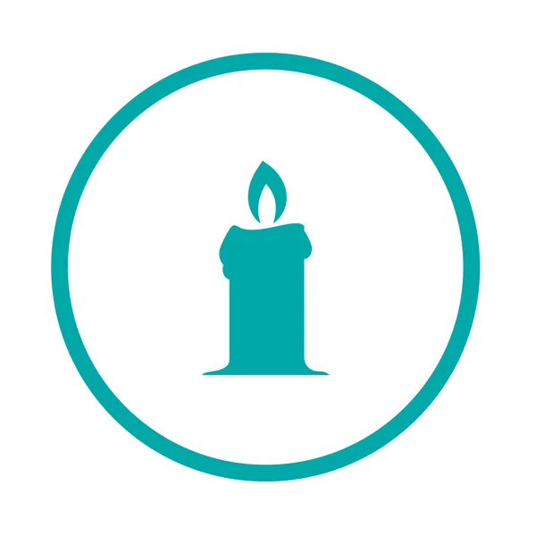 Christmas Candle icon — Stock Photo, Image