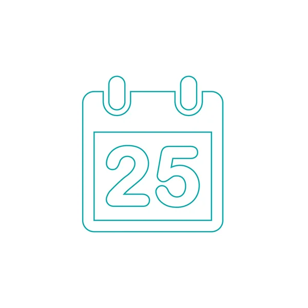 Paper december calender design icon. — Stock Photo, Image