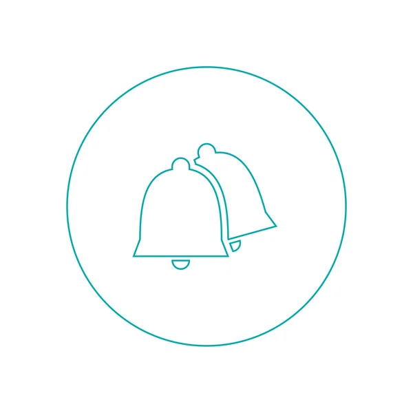 Christmas bell icon. — Stock Photo, Image