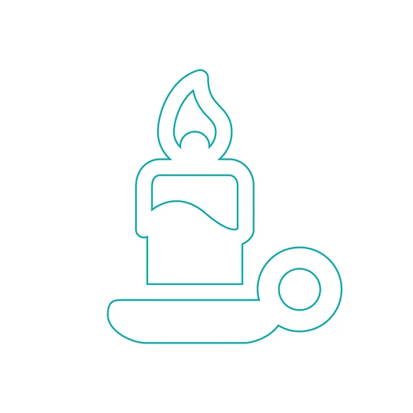 Christmas Candle icon — Stock Photo, Image