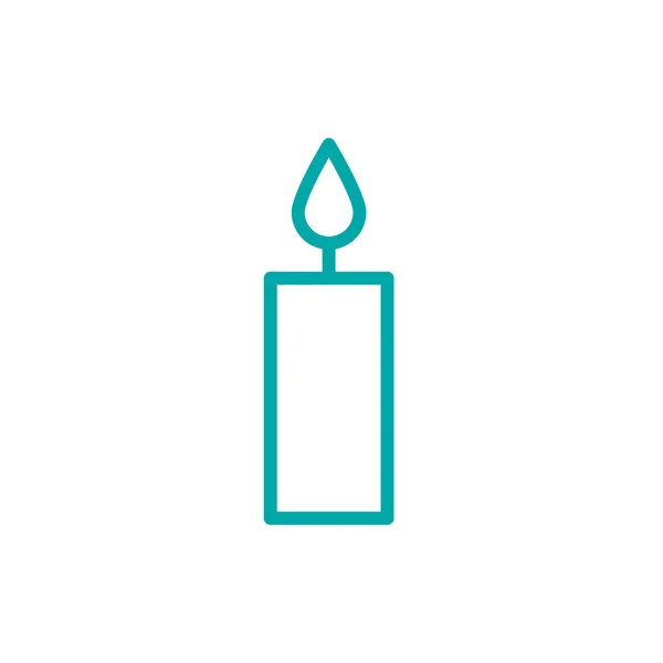 Christmas Candle icon — Stock Photo, Image