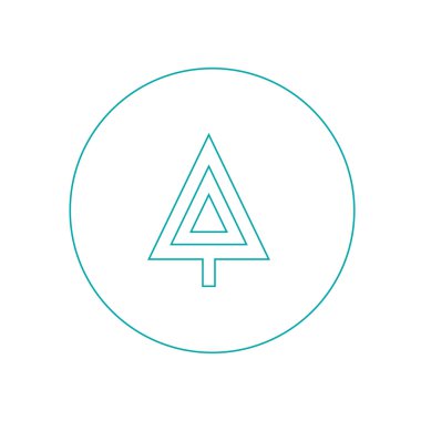 Noel ağacı simgesini