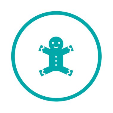 Zencefilli kurabiye adam simgesi.