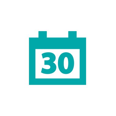 Kağıt Aralık Takvim tasarım simgesi.