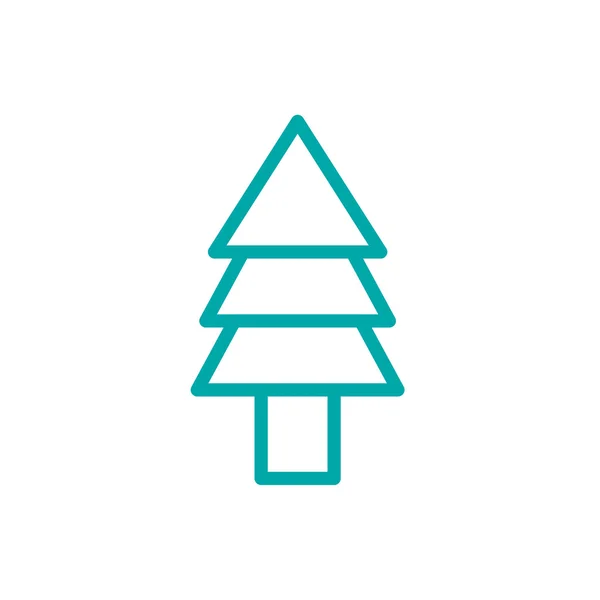 Icono del árbol de Navidad — Foto de Stock