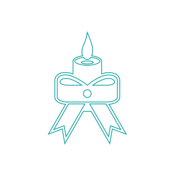 Christmas Candle icon — Stock Photo, Image