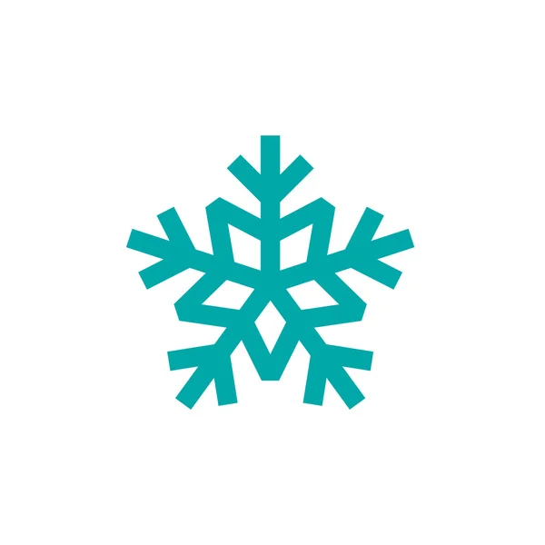 Sneeuwvlok pictogram. — Stockfoto