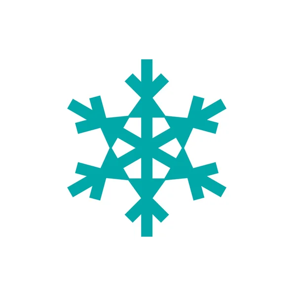 Sneeuwvlok pictogram. — Stockfoto