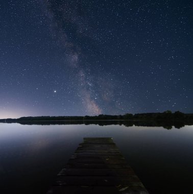 Milky way background, Long exposure milky way shot