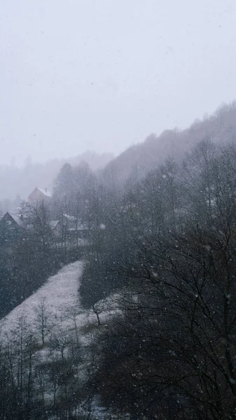 Moutain Krajobraz Chmury Nad Górami — Zdjęcie stockowe