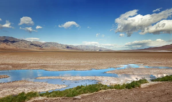 Badwater basin w park narodowy doliny śmierci — Zdjęcie stockowe