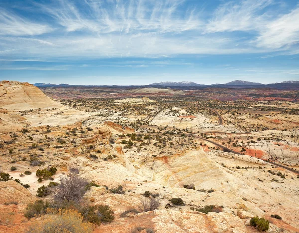 Paysage rocheux dans le monument national du Grand Escalier Escalante — Photo