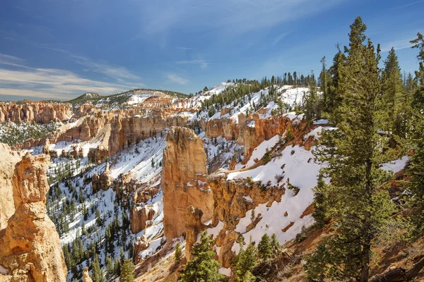 View of mountain slope in Bryce Canyon, Utah — Stock Photo, Image