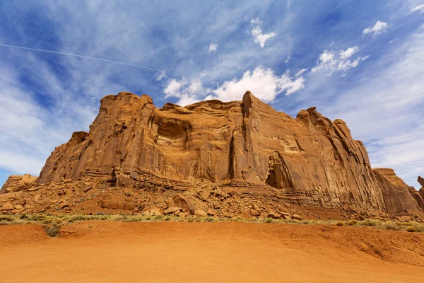 Rote Felsformation im Monumentaltal, arizona — Stockfoto