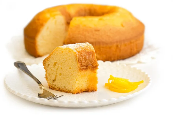 Close up of a slice of cake — Stock Photo, Image