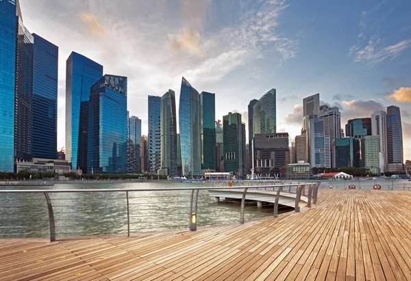 View of central business district in Singapore — Stock Photo, Image