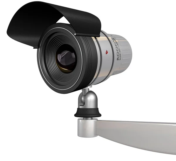 CCTV biztonsági kamera elszigetelt fehér background — Stockfoto
