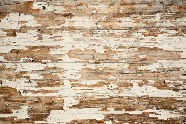 彩绘木老墙上的老式背景 — 图库照片