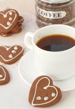 siyah kahve ve çikolata Çerezler