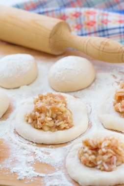 Gıda hazırlama. Hamur ve kıyma.