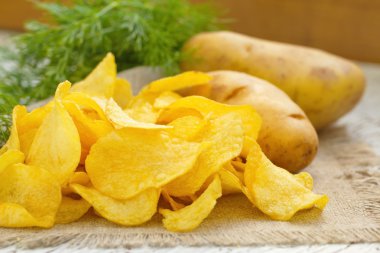 Patates cipsi rezene ile