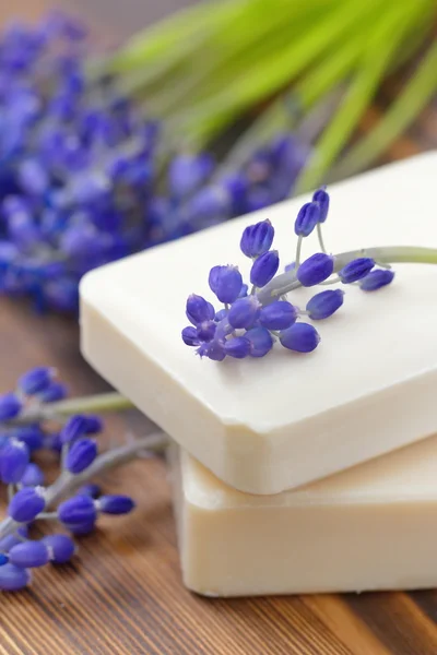 Sabão com aroma de flores — Fotografia de Stock