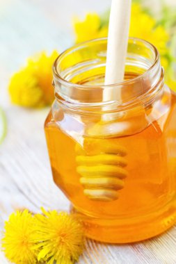 Cam Kavanoz bal çiçek