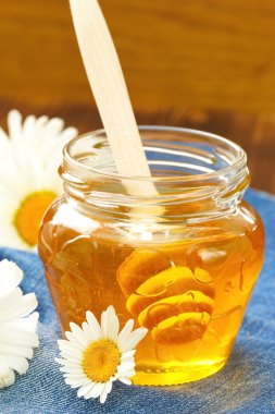 Cam Kavanoz bal çiçek