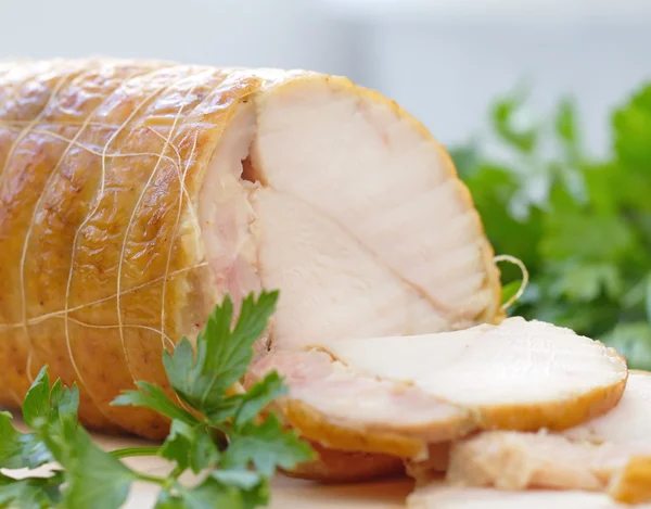 Gebackene Hühnerbrötchen — Stockfoto