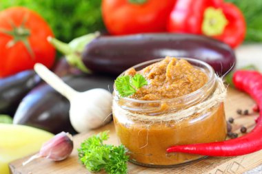 Taze patlıcan havyar