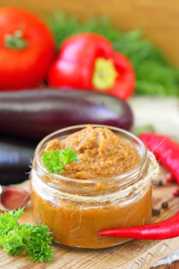 Taze patlıcan havyar