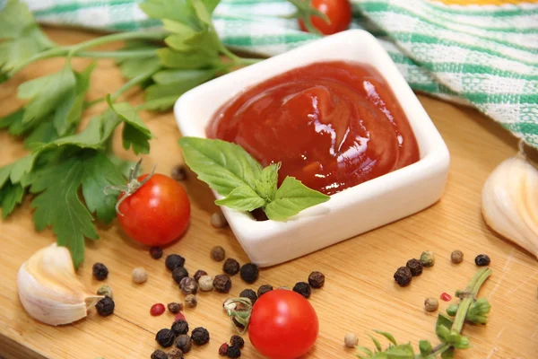 Rajčatová omáčka - kečup — Stock fotografie