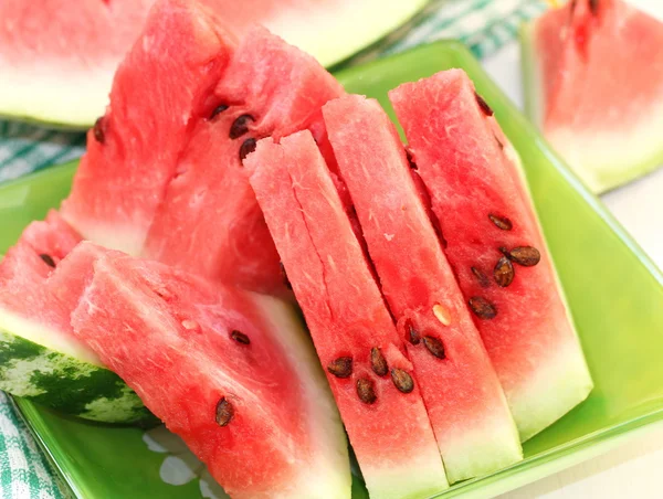 Scheiben Wassermelone — Stockfoto