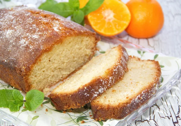 Bolo de frutas caseiro — Fotografia de Stock