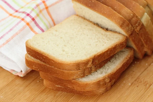 Pane bianco affettato — Foto Stock