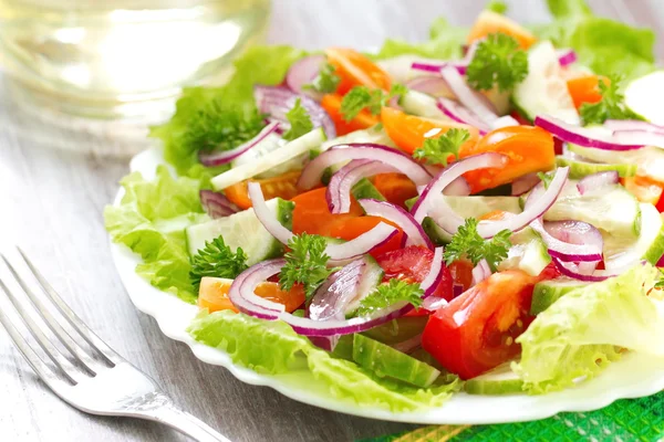 Ensalada de verduras frescas — Foto de Stock