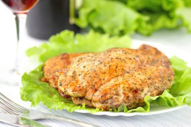 Sebzeli tavuk fileto