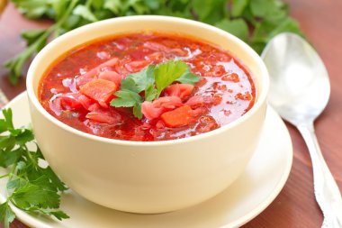 Rusya Ukrayna sebze pancar çorbası çorba