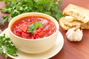 Rusya Ukrayna sebze pancar çorbası çorba