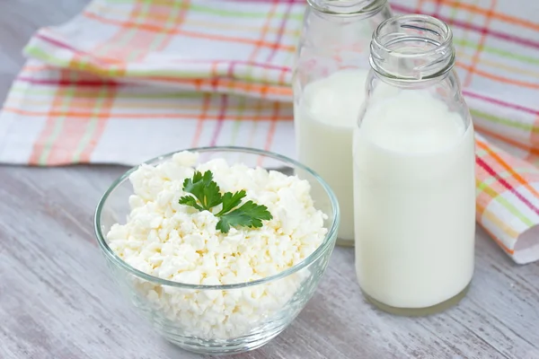 요리용 치즈와 우유 — 스톡 사진