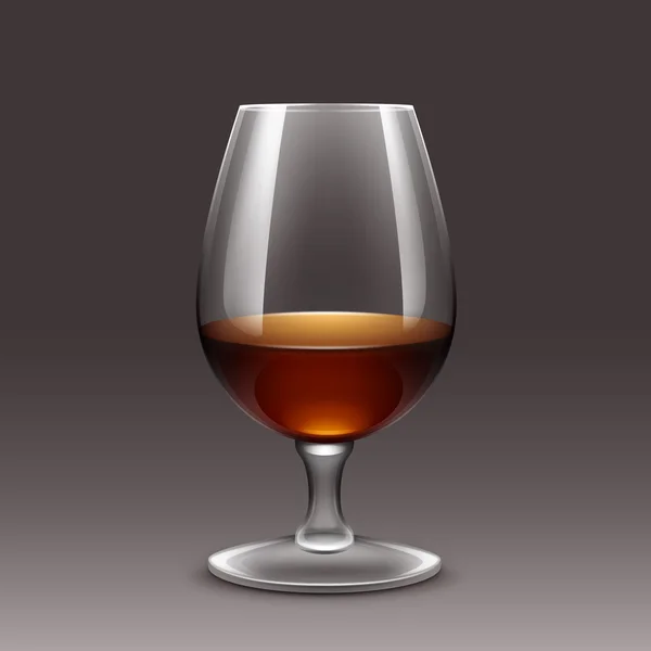 İzole Şarap kadehi vektör şeffaf — Stok Vektör