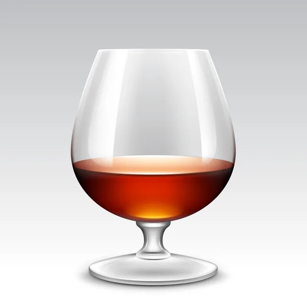 Vector de copa de vino aislado transparente — Vector de stock