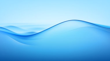 Vektör soyut mavi dalga arkaplanı