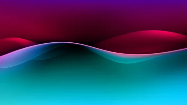 抽象的なカラフルな色とりどりの波のベクトルの背景 — ストックベクタ