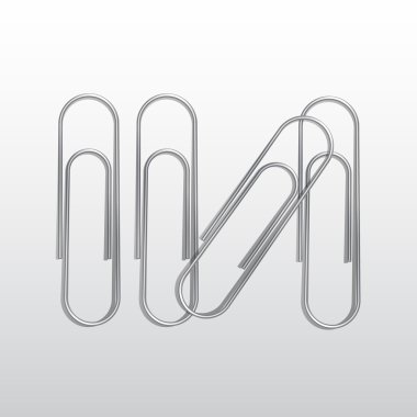 Vektör Set kağıt beyaz arka plan üzerinde izole klip