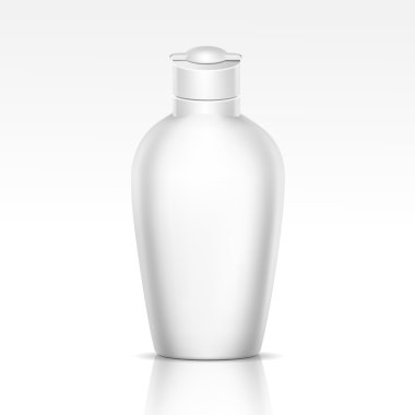 vektör şişe şampuan duş jeli sıvı sabun